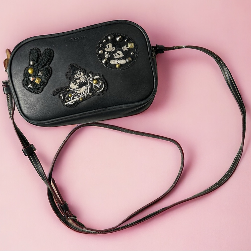 UC Coach Disney Mickey Mouse Crossbody Bag - Leather used condition